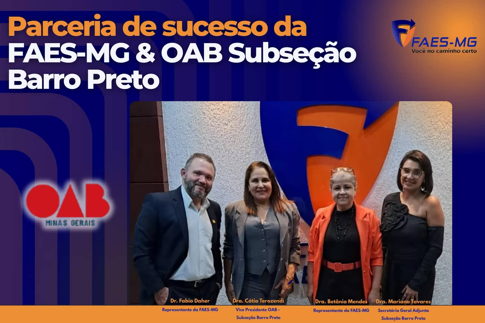 Parceria FAES-MG e OAB